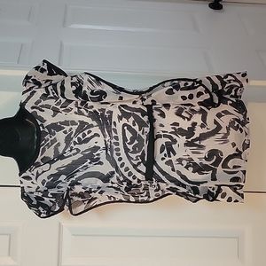 BCX Silky flutter sleeve top - WORN ONCE